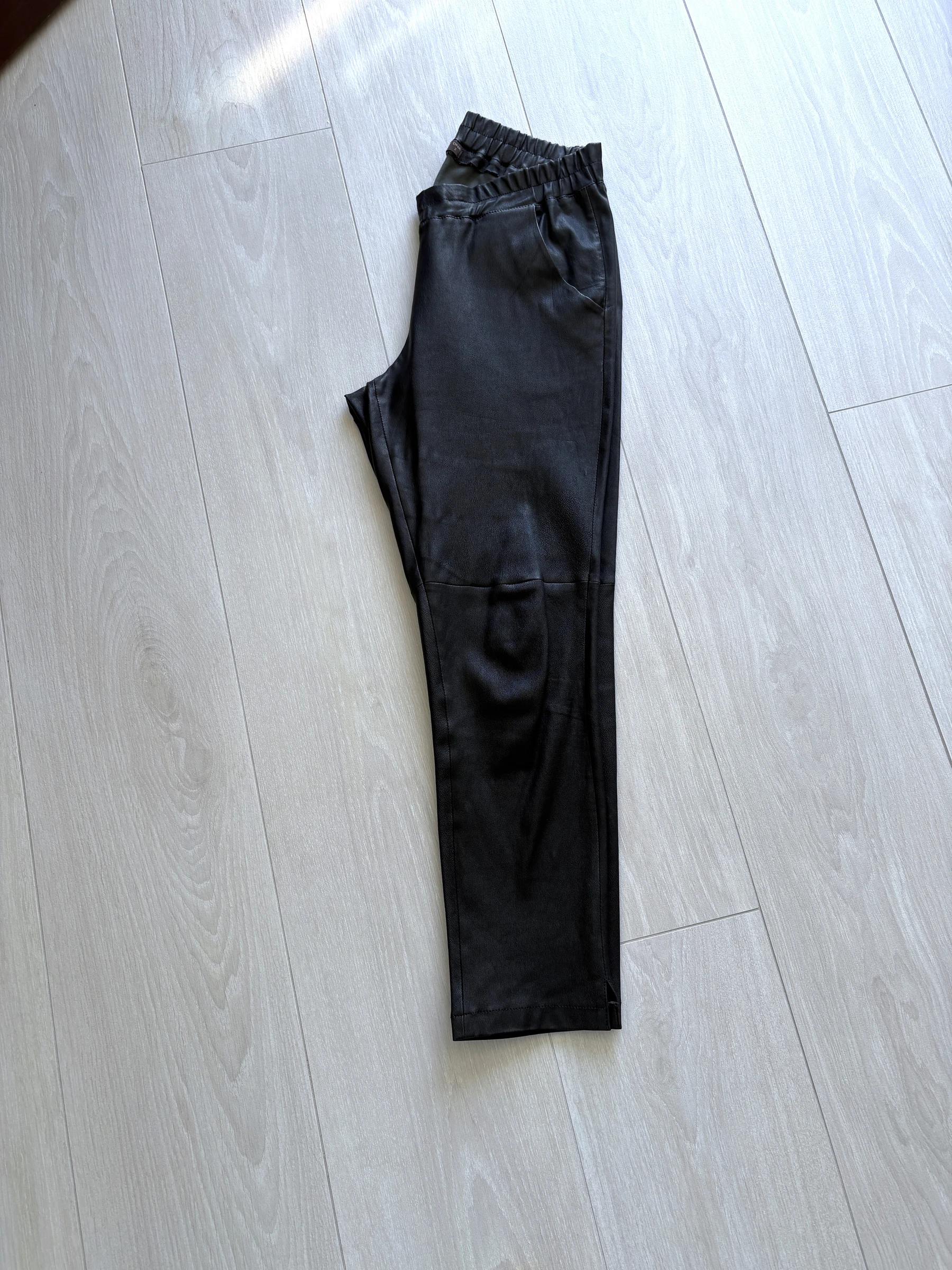 Calça de couro premium DNA – 100% couro legítimo – Ajuste elástico – Tamanho 38/40 – photo 2